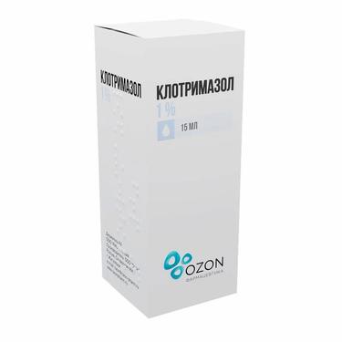 Клотримазол раствор для наружного применения 1% фл.15 мл