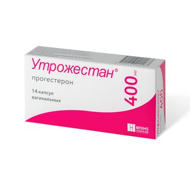 Утрожестан 400 мг капсулы вагинальные 14 шт
