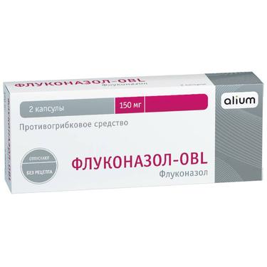 Флуконазол-OBL 150 мг капсулы 2 шт