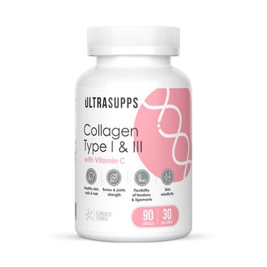 Ultrasupps Коллаген I и III типа капсулы 90 шт