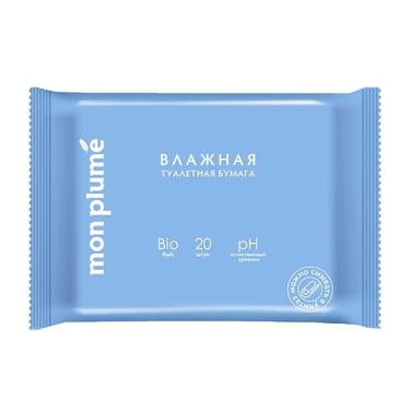 Mon Plume Бумага туалетная влажная 20 шт