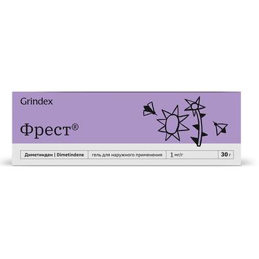 Фрест 1 мг/г гель для наружного применения 30 г