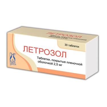 Летрозол 2,5 мг таблетки 30 шт