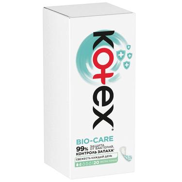 Kotex Bio-Care Прокладки ежедневные Экстра Тонкие 20 шт