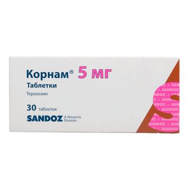 Корнам 5 мг таблетки 30 шт