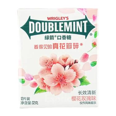 Wrigley's Doublemint Резинка жевательная Сакура 12 шт