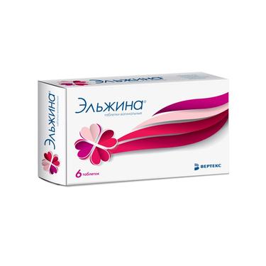 Эльжина таблетки вагинальные 6 шт