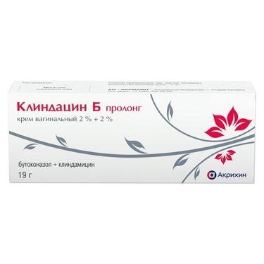 Клиндацин Б Пролонг 2%+2% крем вагинальный 19 г