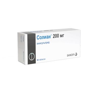 Солиан 200 мг таблетки 30 шт