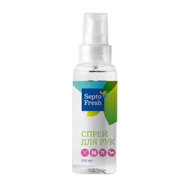 SeptoFresh Спрей для рук антибактериальный с алоэ вера 100 мл