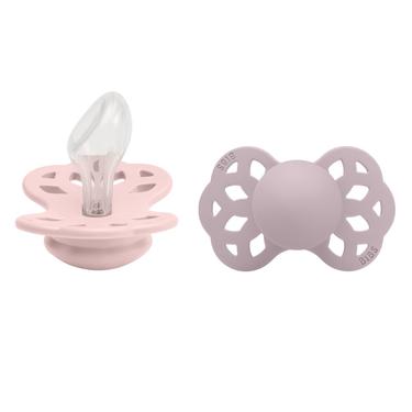 Bibs Infinity Пустышка анатомическая силиконовая с 6 месяцев Blossom-Dusky Lilac 2 шт