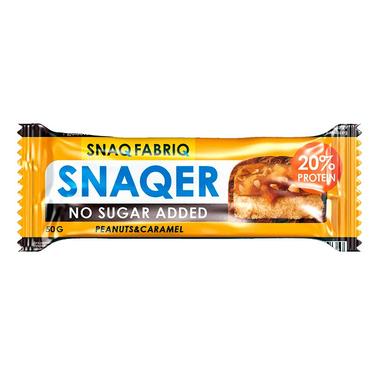 Snaqer Батончик протеиновый глазированный Арахис-Карамель 50 г