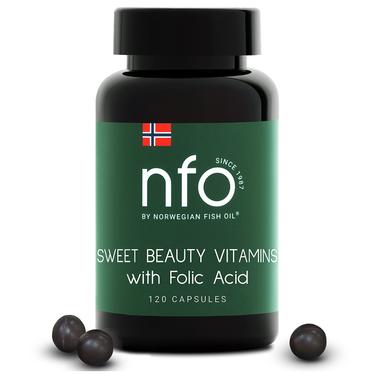 NFO Sweet Beauty Витамины с фолиевой кислотой капсулы 120 шт