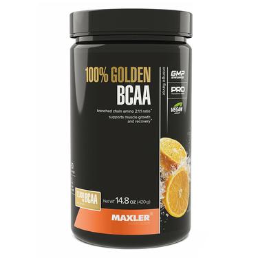 Maxler 100% Golden BCAA порошок Апельсин 420 г