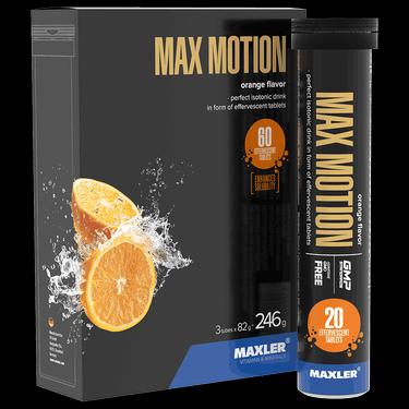 Maxler Max Motion Изотонический напиток таблетки шипучие Апельсин 60 шт