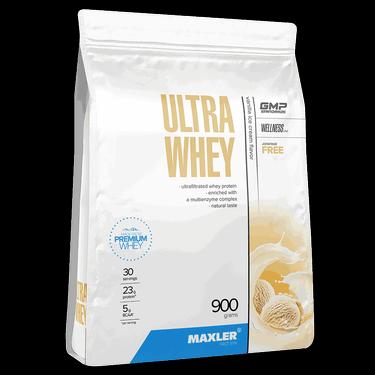 Maxler Ultra Whey Белковая сыворотка порошок Ванильное мороженое 900 г