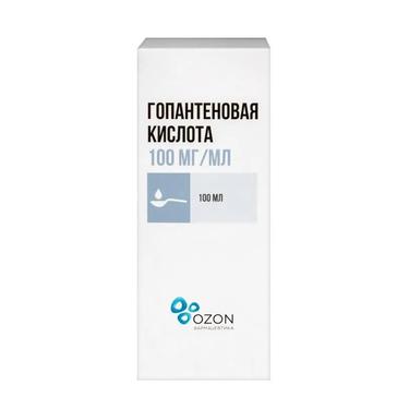 Гопантеновая кислота 100 мг/мл раствор для приема внутрь 100 мл