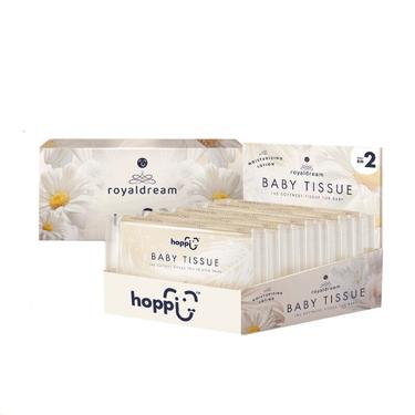 Hoppi RoyalDream Салфетки сухие детские с увлажняющим лосьоном 400 шт