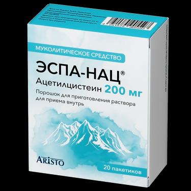 Эспа-Нац 200 мг порошок для приготовления раствора для приема внутрь 3 г 20 шт