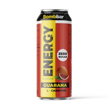 Bombbar Energy Л-Карнитин с гуараной напиток газированный Грейфрут 450 мл