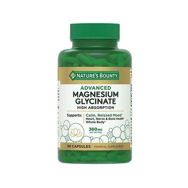 Nature's Bounty Глицинат магния капсулы 90 шт