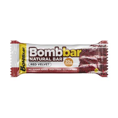 Bombbar Батончик неглазированный Красный бархат 60 г