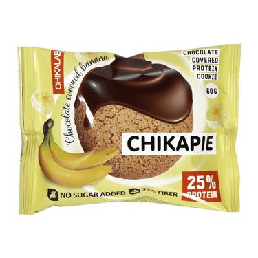 Chikalab Печенье протеиновое глазированное Банан в шоколаде 60 г