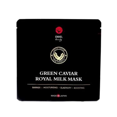 Enhel Beauty Маска для лица молочная королевская с зеленой икрой