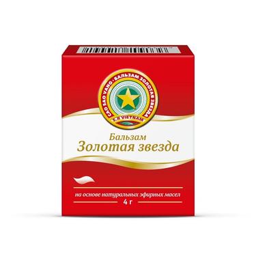 Бальзам Золотая звезда мазь для наружного применения 4 г