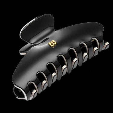 Balmain Заколка-краб размер M Черная