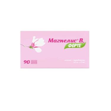 Магнелис В6 Форте 100 мг+10 мг таблетки 90 шт