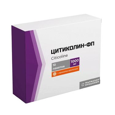 Цитиколин-ФП порошок для приема внутрь 1000 мг 10 шт Апельсин