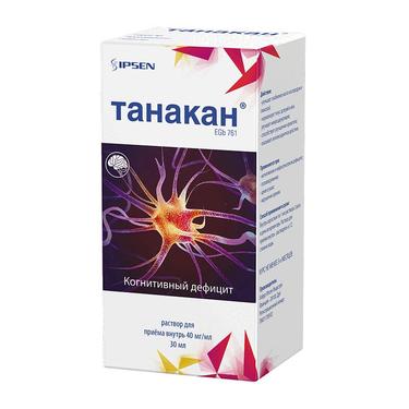 Танакан 40 мг/мл раствор для приема внутрь 30 мл