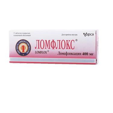 Ломфлокс 400 мг таблетки 5 шт