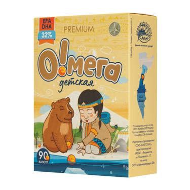 Koryak Sea Премиум Омега-3 Жир лосося детский капсулы 90 шт