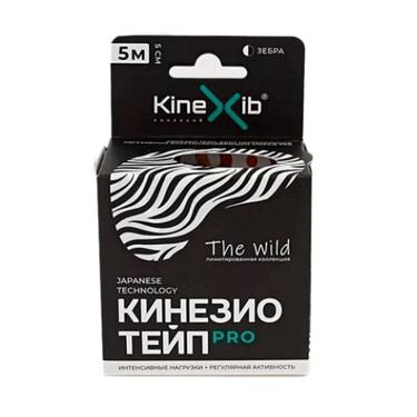Kinexib Pro Wild Кинезио тейп Зебра 5 м х 5 см
