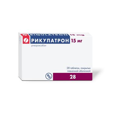 Рикулатрон 15 мг таблетки 28 шт