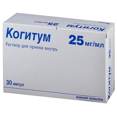 Когитум раствор для приема внутрь 25 мг/ мл амп.10 мл 30 шт