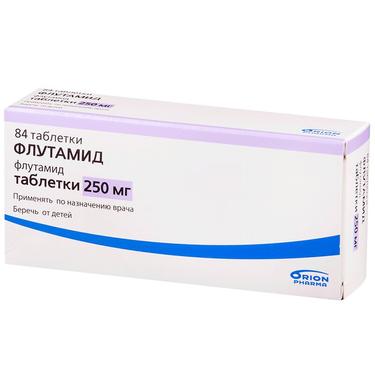Флутамид 250 мг таблетки 84 шт