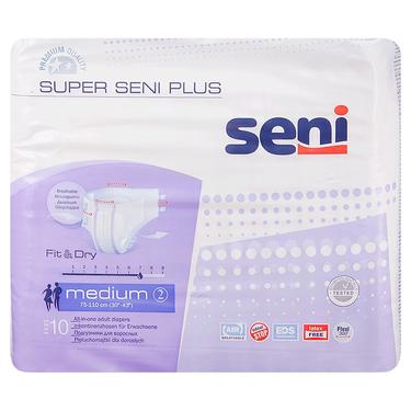 Seni Super Plus Подгузники для взрослых размер M 10 шт