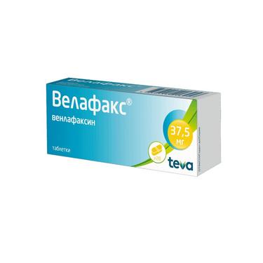 Велафакс 37,5 мг таблетки 28 шт
