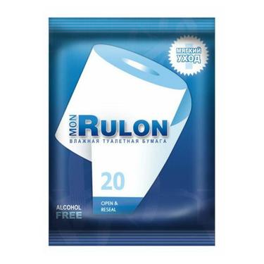 Mon Rulon Бумага туалетная влажная 20 шт