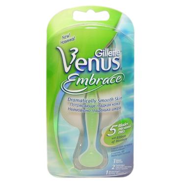 Gillette Venus Embrace Станок бритвенный с 2 сменными кассетами