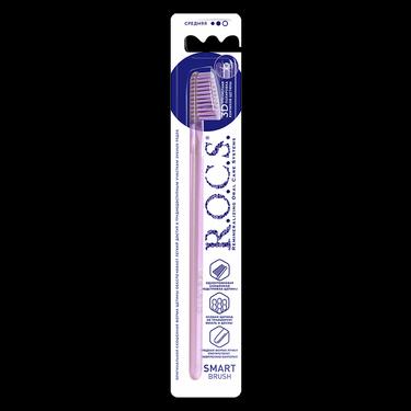 R.O.C.S. Smart brush Зубная щетка классическая средняя цвет в ассортименте 1 шт