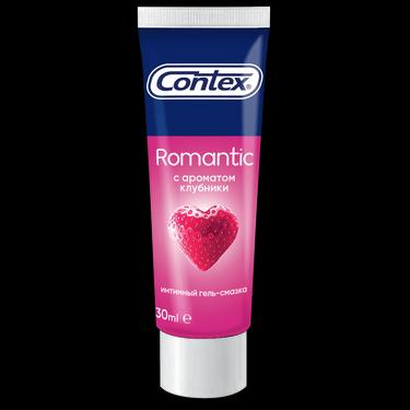 Contex Romantic Гель-смазка c ароматом клубники 30 мл