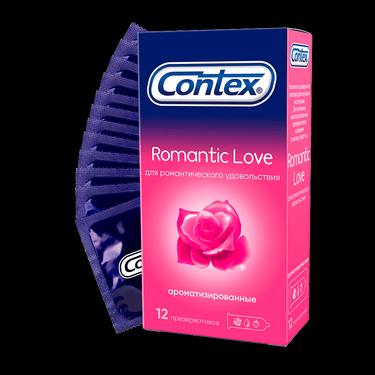 Contex Romantic Love Презервативы ароматизированные 12 шт