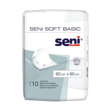 Seni Soft Basic Пеленки впитывающие одноразовые 60 см x 60 см 10 шт