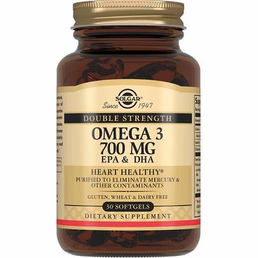 Solgar Двойная Омега-3 700 ЭПК и ДГК капсулы 30 шт