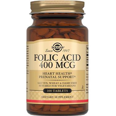 Solgar Фолиевая кислота 400 мкг таблетки 100 шт