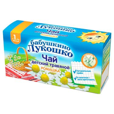 Бабушкино лукошко Чай детский травяной с 1 месяца Ромашка фильтр-пакеты 1 г 20 шт